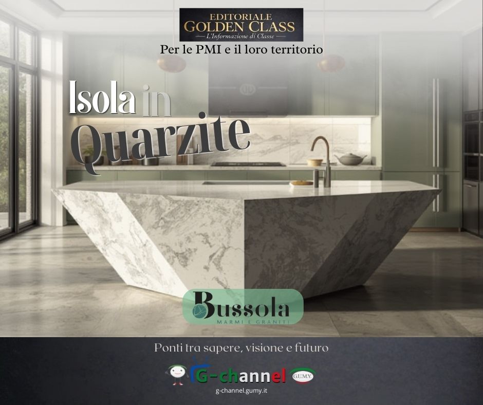 Isola in Quarzite: protagonista moderna degli open space